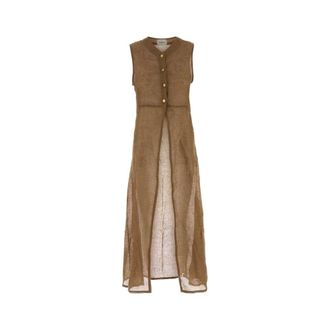 Le Kasha Shirt Dresses, female, Brown, Size: XS Biba Cardigan