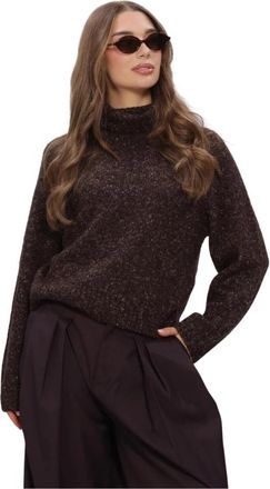 Vanessa Bruno Hideki Turtleneck - Dames - Coltruien - Bruin - L - Wol - Truien & Vesten