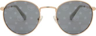 Chiara Ferragni CF 1002/S LOJ/MD Womens Sunglasses Gold Size 50
