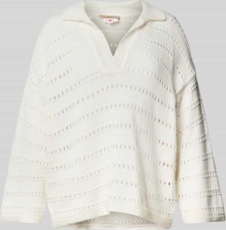 Smith & Soul Strickpullover mit Lochmuster in Offwhite, Gr&ouml;&szlig;e XS