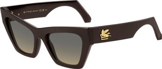 Etro 0050/S 09Q/GA Womens Sunglasses Brown Size 54