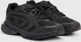 Diesel S-Pro-V-Dense - Mesh sneakers with crystals - Sneakers - Woman - Black