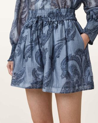 AllSaints Isla Printed Shorts