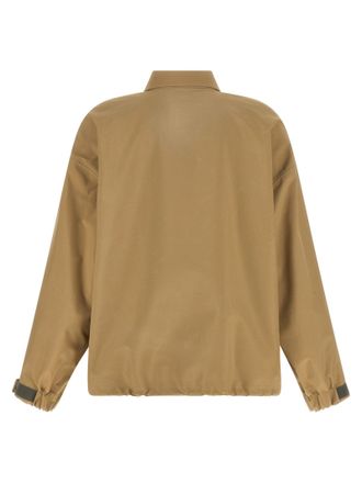 Miu Miu Water-Repellent Technical Canvas Jacket - Camel