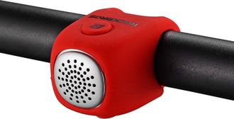 OEM Timbre El&eacute;ctrico Para Bicicleta, Bocina Electr&oacute;nica, Mini Timbre Impermeable De 80 Db, Soporte Universal De Silicona El&aacute;stica En Negro, Rojo Y Azul