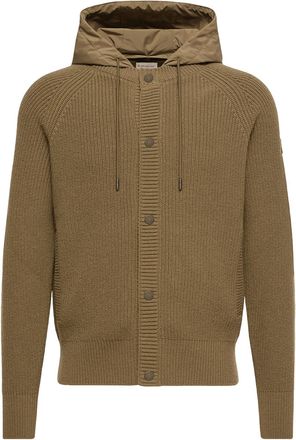 Moncler Moncler Wool & Cashmere Blend Hoodie, Men, Green, Size: 3xl