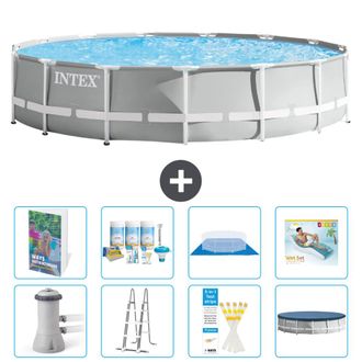Intex Piscina Prism Frame Redonda - 457x107 Cm - 9-piezas S683