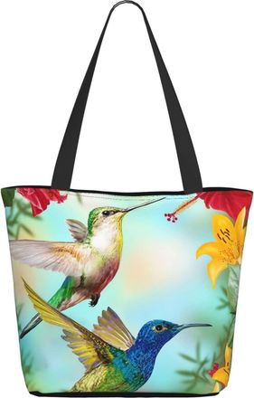 AOOEDM Flowers And Birds (3) Ladies Shopping Bag 13x11x7in.The Perfect ValentineS Day Gift.It Is The Best ValentineS Day Gift For Mom, Daughter, Wife,Etc