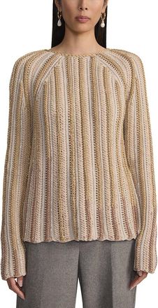 Lafayette 148 New York Wool & Cashmere Hand-Detailed Sweater