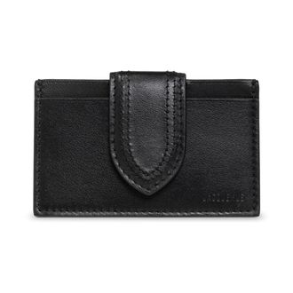 Jacquemus Accessoires, Dames, Zwart, ONE Size, Leer, Bambino Cardholder