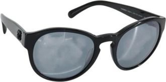 Chanel Pre-owned Accessories, female, Black, Size: ONE SIZE Pre-owned Plastic Sunglasses