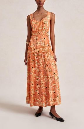 La Ligne Livia Dress in Desert Floral at Nordstrom, Size 10