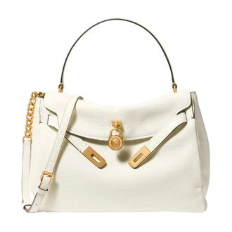 Michael Kors Grote handtas met flap en handvat aan de bovenkant - Dames - Tassen - Wit - Maat: ONE Size
