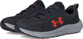Under Armour Charged Assert 10 Mens Shoes Anthracite/Anthracite/Ares Red : 9.5 D - Medium, Textile