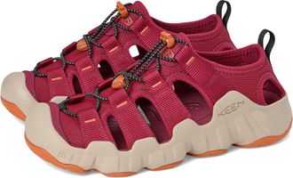 Keen Mens Hyperport H2 Closed Toe Breathable Easy On Comfortable Hiking and Water Sandals, Tibetan Red/Gold Flame, 7.5 UK