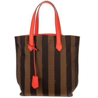 Fendi Pequin Colorblock Tote Schoudertas