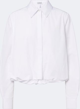 Loewe Camicia cropped in popeline di cotone