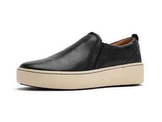 Born Mira Slip-On Womens Flat Shoes Black (Nero) : 8.5 M, Leather/Suede