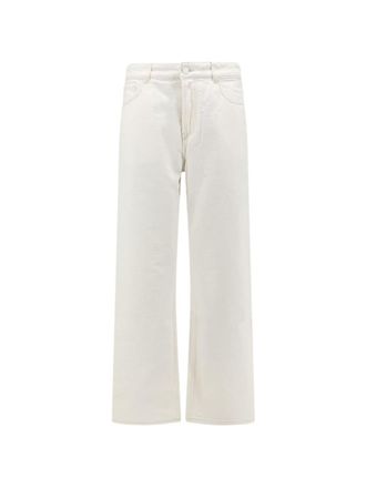 Ami Off White Mid Rise Jeans