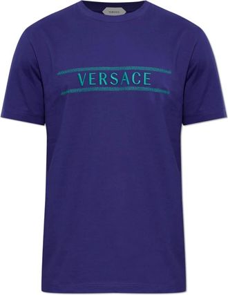 Versace Hombre, Camisetas, Azul, Talla: XL