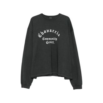 Willy Chavarria Logo-print Long-sleeve T-shirt