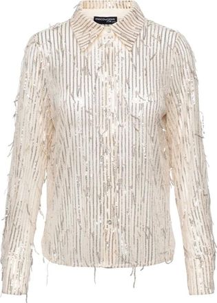 &Co Woman Dames, Blouses & Shirts, Beige, Maat: XS Poliester