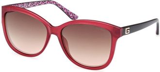 Guess GU7920 69G Womens Sunglasses Burgundy Size 58