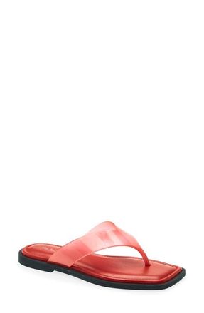 Rag & Bone Gracie Jelly Flip Flop in Lava at Nordstrom, Size 6.5Us