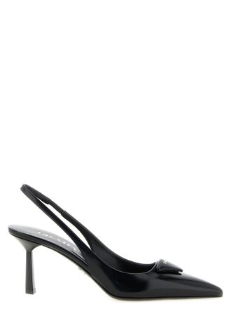 Prada Black Calfskin High Heel Womens Pumps