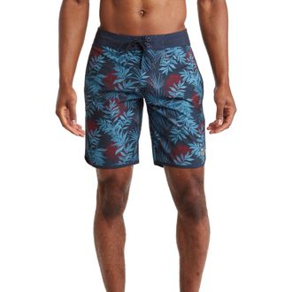 Travis Mathew Party Hearty Board Shorts in Blue Nights at Nordstrom Rack, Size 30