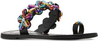 Steve Madden Emmey EMME04S1 Sandal WoBlack Flower Embellished ZOGG1374