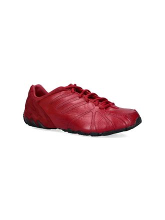 adidas Womens Sneakers Red Leather