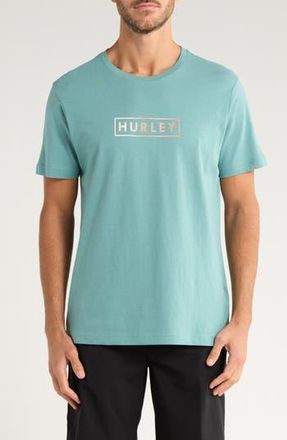 Hurley Boxed Logo Graphic T-Shirt in Artillery at Nordstrom Rack, Size X-Large