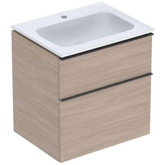 Keramag Keramag - Geberit Icon Set Mueble Lavabo Con Mueble Bajo Lavabo, 2 Cajones