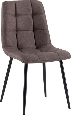 Clp Silla De Comedor Antibes De Tela Marr&oacute;n