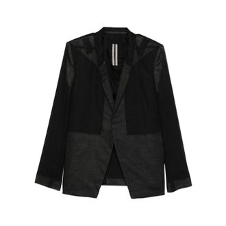Rick Owens Blazers, male, Multicolor, Size: XL Fogpocket Soft Soft Blazer