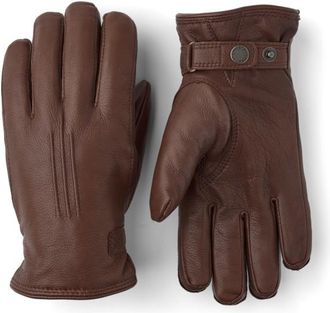 Hestra Deerskin Lambskin Handschuhe für Herren | braun
