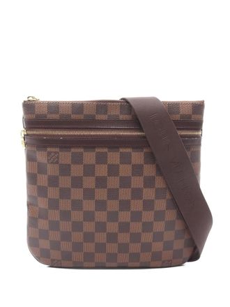 Louis Vuitton Bosphore Pochette Damier Ebene shoulder bag - women - Leather/Canvas - One Size - Brown