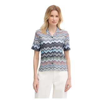 Missoni Dames, Blouses & Shirts, Veelkleurig, Maat: M Viscose