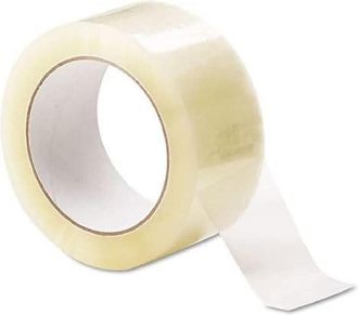 Trade Shop Trade Shop - Set 6 Pz Rotoli Nastro Adesivo 50mmx132mt Silenzioso Per Imballaggio Trasparente