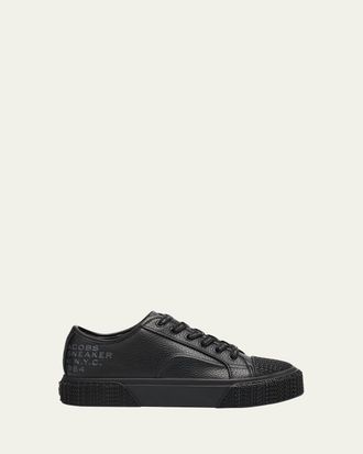 Marc Jacobs Leather Low-Top Logo Sneakers