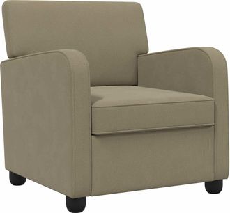 vidaXL Sill&oacute;n Caqui Terciopelo Vidaxl