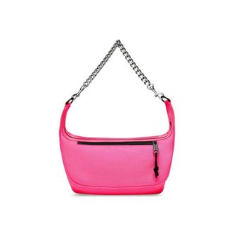 Balenciaga Raver Medium Chained Shoulder Bag Pink >