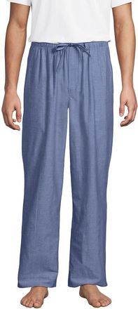 Lands End Poplin Pajama Pants in Slate Blue Chambray at Nordstrom, Size X-Large