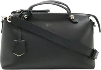 Fendi Pre-owned Vintage Schoudertas - Dames - Vintage Handtas - Zwart - ONE Size - Leer - Vintage