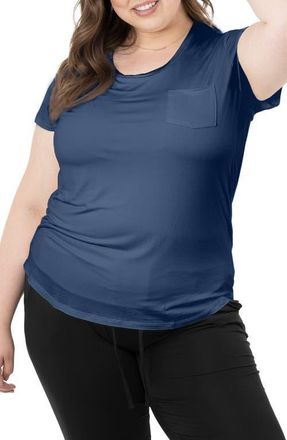 Kindred Bravely Everyday Maternity & Nursing T-shirt in Navy at Nordstrom, Size X-Small