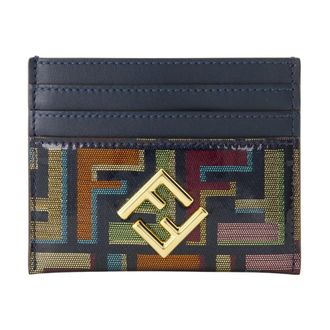 Fendi FF Diamonds Card Case - female - Fendi - Wallets & Cardholders - Multicolor - ONE SIZE - Accessories