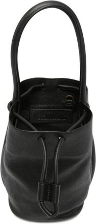 Uma Wang Kleine Leren Schoudertas - Dames - Schoudertassen - Zwart - ONE Size - Leer - Tassen