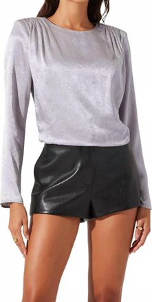Astr Aleannah Top In Silver