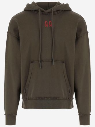 44 Label Group Printed Cotton Sweatshirt
